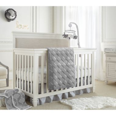 Levtex Baby&reg; Heritage Geometric Chenille Blanket in Grey. View a larger version of this product image.