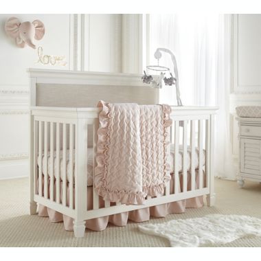 Levtex Baby&reg; Heritage Faux Fur Throw in Cream. View a larger version of this product image.