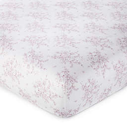 Levtex Baby® Heritage Organic Cotton Floral Fitted Crib Sheet in Lilac