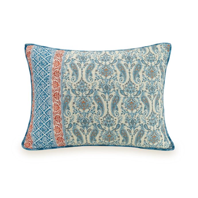 Jessica Simpson Salina Standard Pillow Sham In Blue Bed Bath