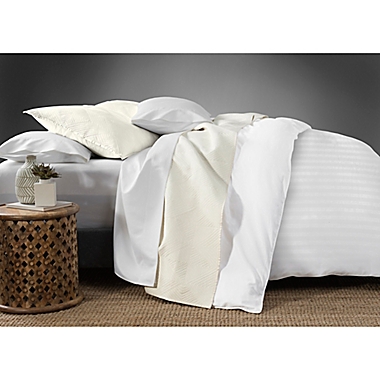 Wamsutta&reg; 500-Thread-Count PimaCott&reg; Damask Stripe 3-Piece Comforter Set. View a larger version of this product image.