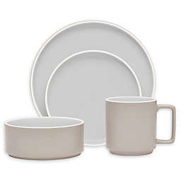 Noritake&reg; ColorTrio Stax 4-Piece Place Setting in Sand