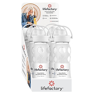 Lifefactory&reg; 22 oz. Water Bottle with Active Flip Cap. View a larger version of this product image.
