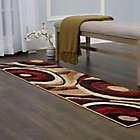 Alternate image 1 for Home Dynamix Tribeca 1-Foot 9-Inch x 7-Foot 2-Inch Runner in Brown/Red