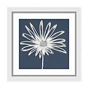 Amanti Art Silver Blooms II 29-Inch Square Framed Wall Art