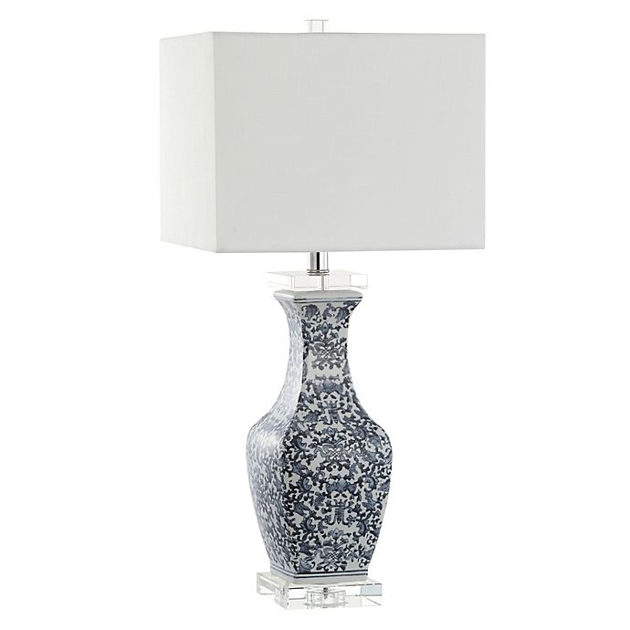 28 Ceramic Crystal Led Table Lamp, Blue Crystal Table Lamps