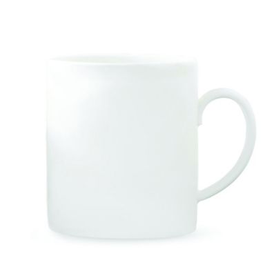 white bone china mug