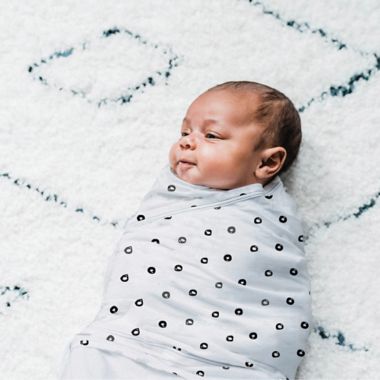 Nested Bean Size 0-6M Zen Classic&trade; Swaddle in Grey. View a larger version of this product image.