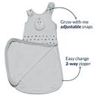 Alternate image 2 for Nested Bean&reg; Medium Zen Sack&trade; Wearable Blanket in Grey
