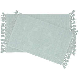 French Connection Nellore Bath Rug Set in Light Blue (Set of 2)