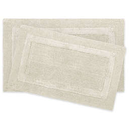 French Connection Stonewash 2-Piece Bath Rug Set in Taupe/Grey