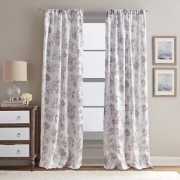 Rose Garden Rod Pocket Window Curtain Panel