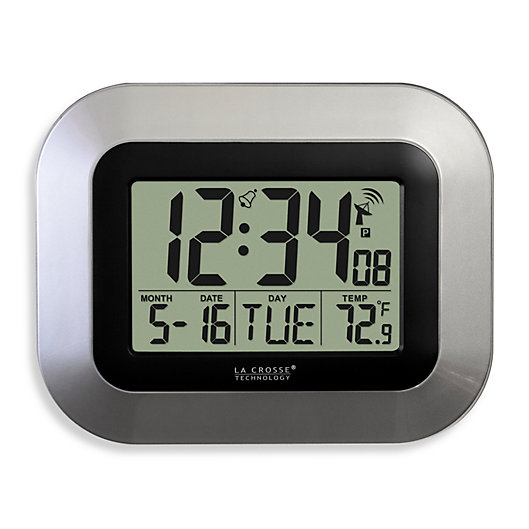 Alternate image 1 for La Crosse Technology Atomic Clock with Temperature