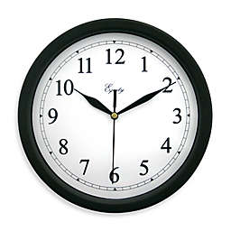 La Crosse Technology 10-Inch Black Plastic Analog Wall Clock