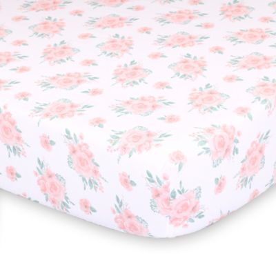 farmhouse floral crib bedding