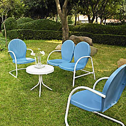 Crosley Griffith 4-Piece Metal Outdoor Seating Set