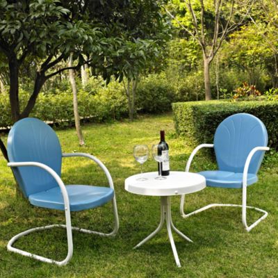 Crosley Griffith 3-Piece Metal Outdoor Seating Set