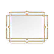Madison Park Monroe 28-Inch x 36-Inch Wall Mirror in Gold