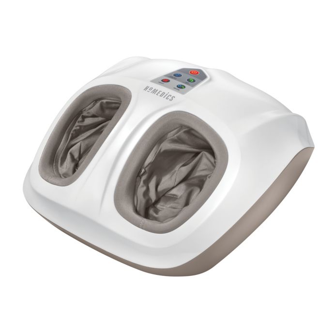 HoMedics® Shiatsu Air Pro Foot Massager with Heat in White Bed Bath