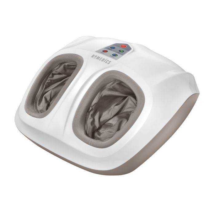 Homedics® Shiatsu Air Pro Foot Massager With Heat In White Bed Bath And Beyond Canada 