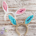 Alternate image 1 for Embroidered Easter Bunny Ear Headband in Pink