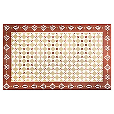 Home Dynamix Calm Step 1&#39;9 x 2&#39;10 Kitchen Mat in Red. View a larger version of this product image.