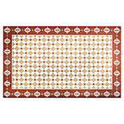 Home Dynamix Calm Step 1&#39;9 x 2&#39;10 Kitchen Mat in Red