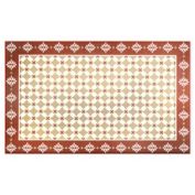 Home Dynamix Calm Step 1'9 x 2'10 Kitchen Mat in Red