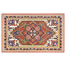 Home Dynamix Calm Step 1'9 x 2'10 Kitchen Mat in Red/Multi