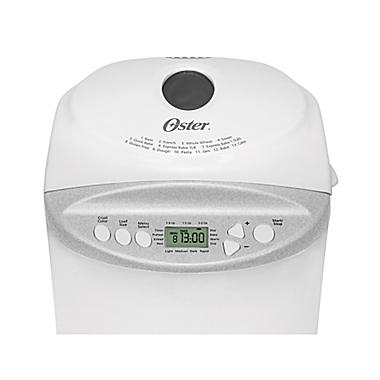 Oster&reg; Expressbake Bread Maker with Gluten-Free Setting in White. View a larger version of this product image.