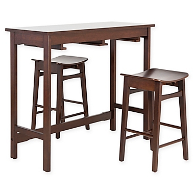 Safavieh Colbie 3-Piece Pub Set in Espresso. View a larger version of this product image.