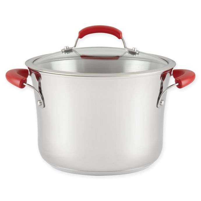  Rachael  Ray   Classic Brights 6 5 qt Stainless Steel 