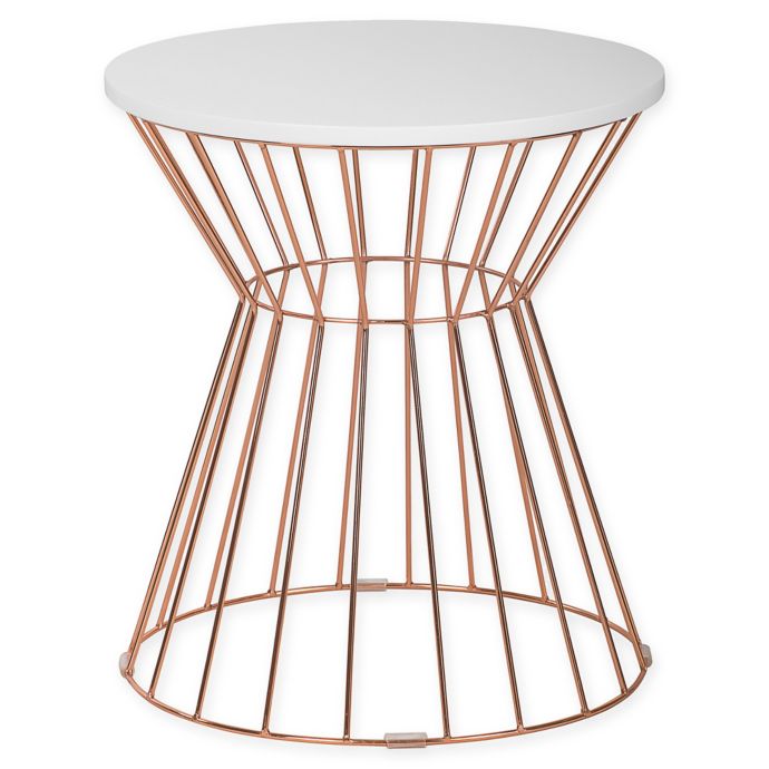 Elle Decor® Lulu Side Table in Gold Bed Bath & Beyond