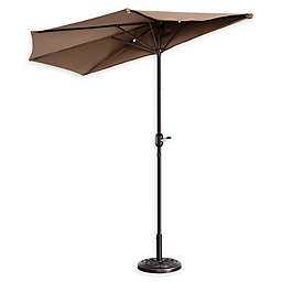 Villacera 9-Foot Half Patio Umbrella