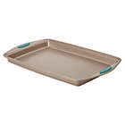 Alternate image 0 for Rachael Ray&trade; Cucina Nonstick 11-Inch x 17-Inch Cookie Pan in Latte Brown/Agave Blue