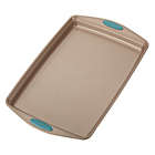 Alternate image 2 for Rachael Ray&trade; Cucina Nonstick 11-Inch x 17-Inch Cookie Pan in Latte Brown/Agave Blue