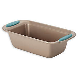 Rachael Ray™ Cucina Nonstick 9-Inch x 5-Inch Loaf Pan in Latte Brown/Agave Blue