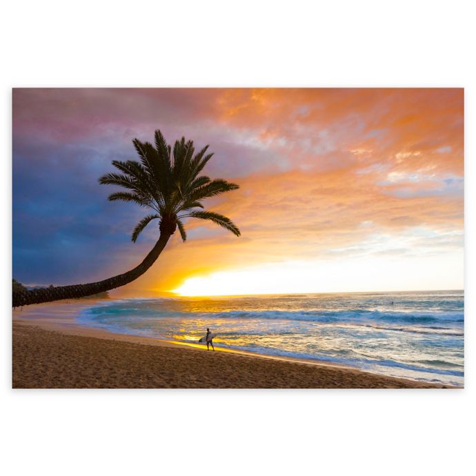 Colossal Images Sunset Beach Canvas Wall Art Bed Bath Beyond