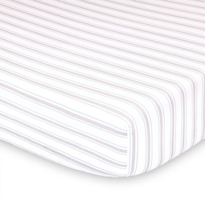 striped crib sheet