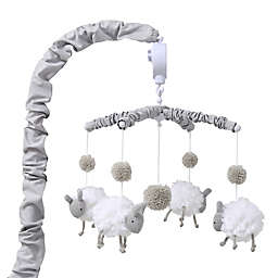The Peanutshell™ Farmhouse Sheep Musical Mobile in Grey