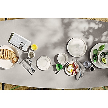Artisanal Kitchen Supply&reg; Coupe Marbleized Dinner Plates in Grey (Set of 4). View a larger version of this product image.