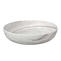 Artisanal Kitchen Supply® 13-Inch Coupe Marbleized Serving Bowl in Black/White