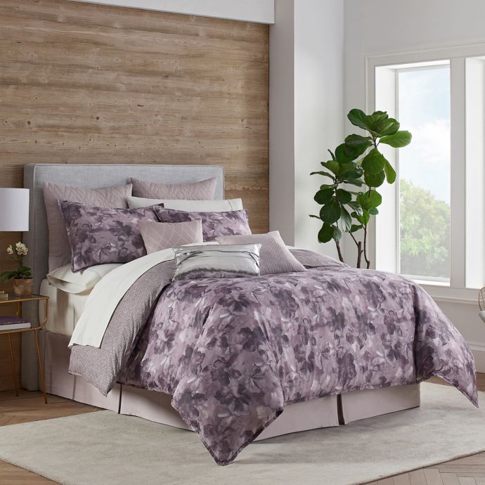 Eva Longoria Aubergine Comforter Set Bed Bath Beyond