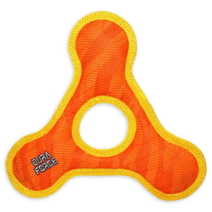 plush ring dog toy