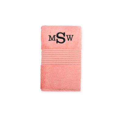 peach hand towels