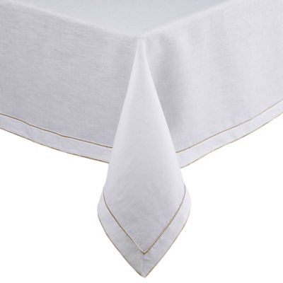 white linen tablecloths for sale
