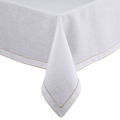 where to buy white linen tablecloths