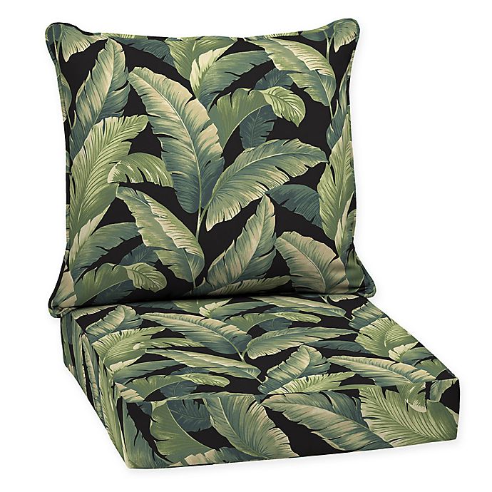Arden Selections 2 Piece Outdoor Deep, Deep Seat Patio Cushions