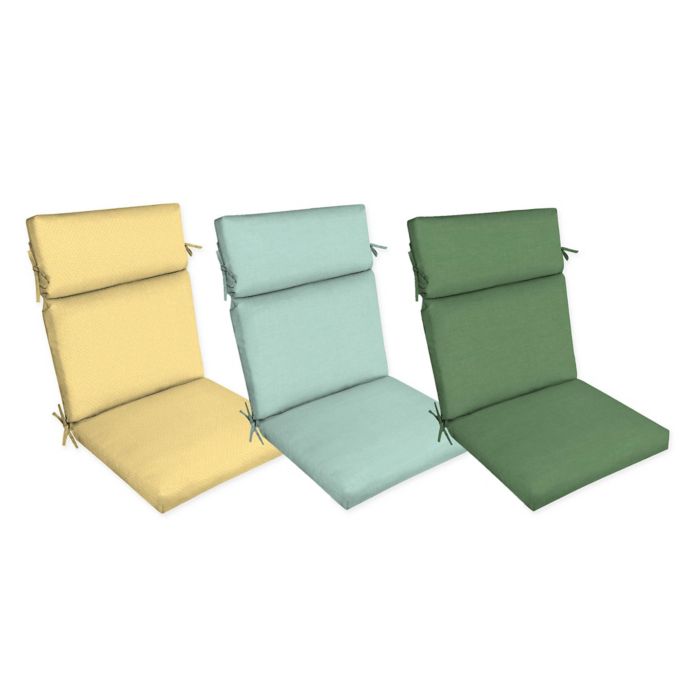 Arden Selections Solid Outdoor Dining Chair Cushion Bed Bath Beyond