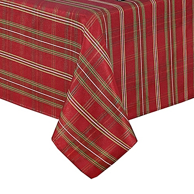 Elrene Home Fashions Shimmering Plaid Table Linen Collection. View a larger version of this product image.